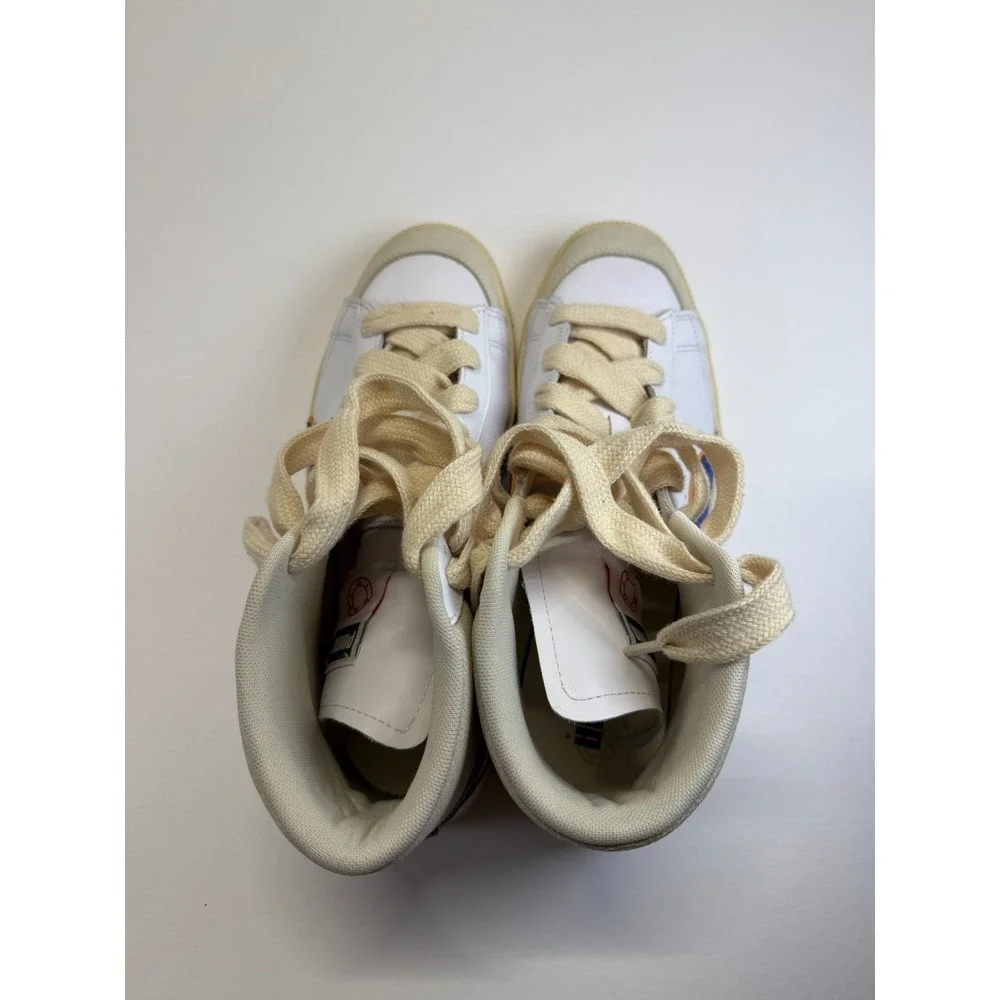 Puma Clyde Mid BBall 391335-01 Men's Sneakers 10 White New‎ York Worldwide Shoes